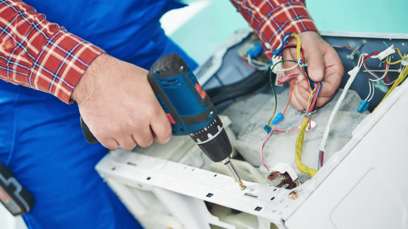Altındağ Termoteknik Termoteknik çamaşır makinesi kart tamiri – Su almama arızası orijinal parça ile giderildi. - Teknik servis örneği
